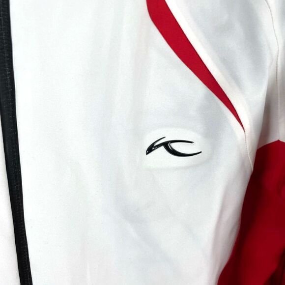 KJUS Women’s Small White Red Top Performance Ski Snowboard Zip Jacket Dermizax - Picture 6 of 10